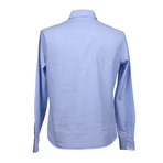 Brunello Cucinelli // Leisure Fit Long Sleeve Shirt VI // Blue (S)