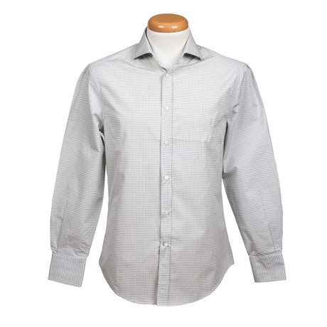 Brunello Cucinelli // Slim Fit Long Sleeve Shirt // Gray (XS)
