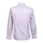 Brunello Cucinelli // Slim Fit Striped Long Sleeve Shirt // Multi (XS)