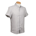 Leisure Fit Short Sleeve Shirt // Brown (M)