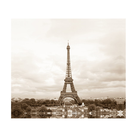 Eiffel Tower (24"W x 20"H x 1"D)