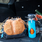 The Escape Glass Filtration Bottle // Blue
