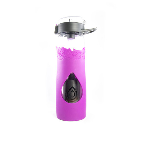 The Escape Glass Filtration Bottle // Purple