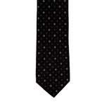 Barbuti Patterned Tie // Black + Blue + Cream