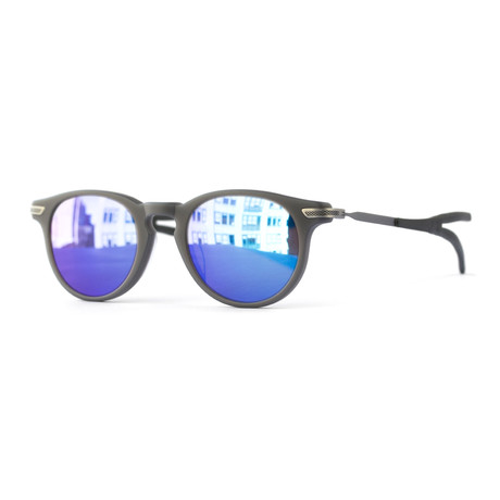 Wabash Mirror Sunglasses // Matte Graphite Brushed Anthracite