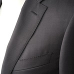 Canali Renald Suit // Black (Euro: 48)