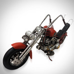 70's Harley-Davidson Chopper // Handmade Metal Motorcycle