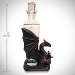 Dragon // Bronze + Glass Decanter