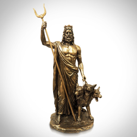 Greek God Of The Underworld Hades // Cast Bronze Statue