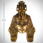 Tutankhamun // Cast Bronze Wall Statue