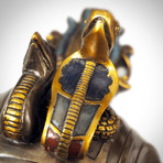 Tutankhamun // Cast Bronze Wall Statue