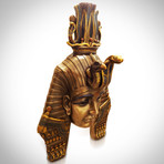 Tutankhamun // Cast Bronze Wall Statue