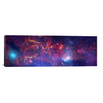 Center of the Milky Way Galaxy (Chandra/Hubble/Spitzer) by NASA (60"W x 20"H x 0.75"D)