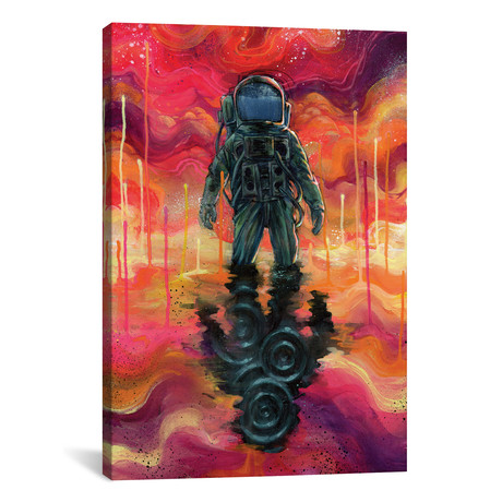 Spaceman Spliff // Black Ink Art (18"W x 26"H x 0.75"D)