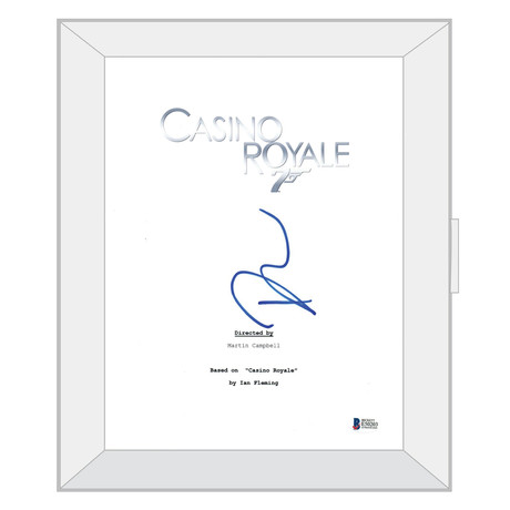 Autographed Script // Casino Royale