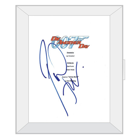Autographed Script // Die Another Day