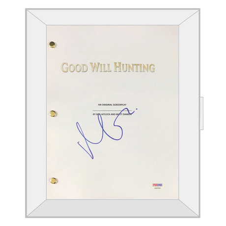 Autographed Script // Good Will Hunting