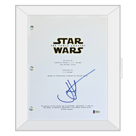 Autographed Script // Star Wars Episode VII: The Force Awakens // J.J. Abrams