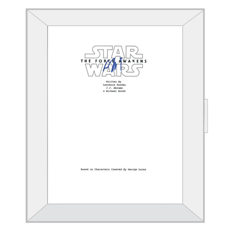 Autographed Script // Star Wars Episode VII: The Force Awakens // John Boyega