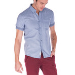 Samson Basic Shirt // GreyBlue (S)