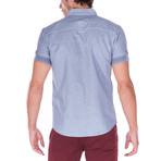 Samson Basic Shirt // GreyBlue (S)