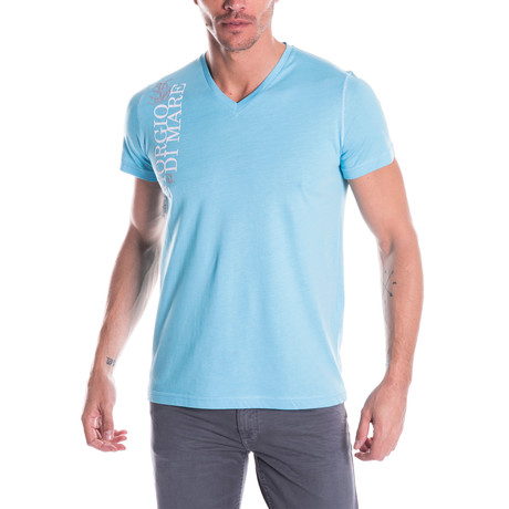 William T-Shirt Short Sleeve // Turquoise (S)