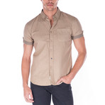 Mack Basic Shirt // Light Brown (S)