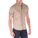 Mack Basic Shirt // Light Brown (S)