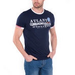 Cavallari T-Shirt Short Sleeve // Navy (S)