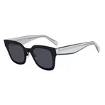 CÉLINE Sunglasses // 41451 // Black Frame + Gray Blue Lenses