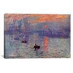 Sunrise Impression by Claude Monet (26"H x 40"W x 1.5"D)