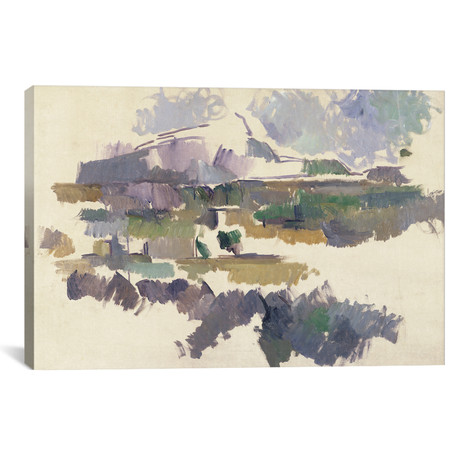 Montagne Sainte-Victoire, 1904-05 // Paul Cezanne (18"H x 26"W x 0.75"D)