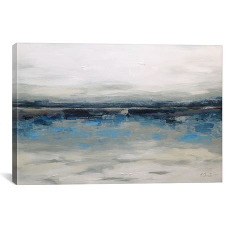 Abstract Seascape XXVI // Radiana Christova (26"W x 18"H x 0.75"D)
