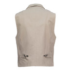 Brunello Cucinelli // Men's Double Breasted Waistcoat Vest // Brown (Euro: 50)