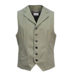Brunello Cucinelli // Men's Waistcoat Vest // Green (Euro: 50)