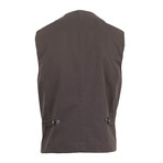 Brunello Cucinelli // Men's Notch Lapel Waistcoat Vest // Brown (Euro: 52)