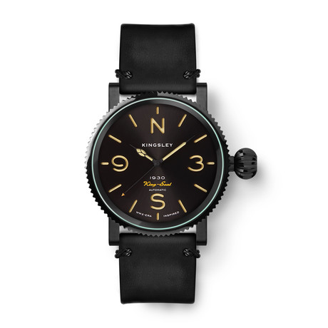 Kingsley 1930 King-Seal Trench Automatic // K-Type3-A-SEAL-BLK-BLK-BLK