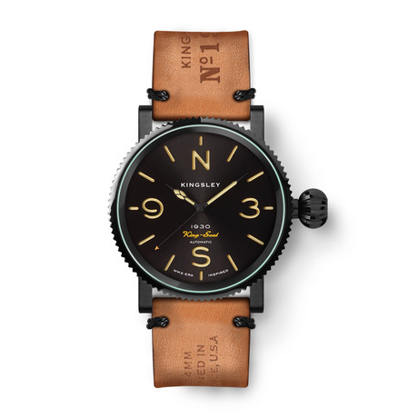 Kingsley 1930 King-Seal Trench Automatic // K-Type3-A-SEAL-BLK-BLK-TAN