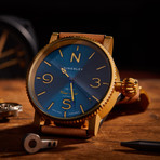 Kingsley 1930 King-Seal Trench Automatic // K-Type3-A-SEAL-GLD-BLU-BLK-24x24