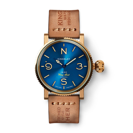 Kingsley 1930 King-Seal Trench Automatic // K-Type3-A-SEAL-GLD-BLU-TAN-24x22