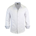 Sean Modern Fit Long-Sleeve Dress Shirt // White (3XL)