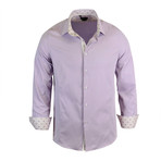 Sean Modern Fit Long-Sleeve Dress Shirt // Lavender (M)