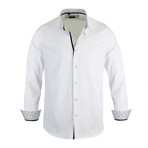 Ronny Modern Fit Long-Sleeve Dress Shirt // White (XL)