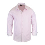 Tristan Modern Fit Long-Sleeve Dress Shirt // Pink (3XL)