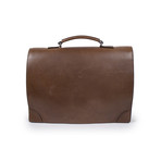 Donny Leather Business Briefcase Bag