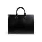 Brunello Cucinelli // Kerry Leather Briefcase Bag // Black