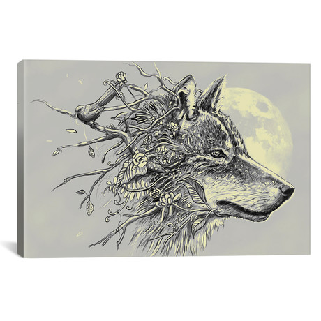 Gray Wolf (26"W x 18"H x 0.75"D)
