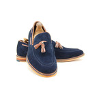 Nene Loafer // Navy + Tan (Euro: 45)