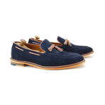 Nene Loafer // Navy + Tan (Euro: 45)