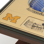 NCAA // Michigan Wolverines// End Table